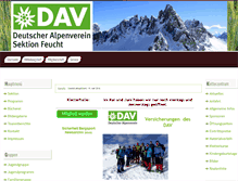 Tablet Screenshot of dav-feucht.de